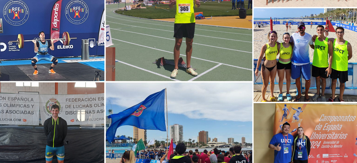 Imagen Estudiantes de la UPCT han participado en cinco campeonatos de España universitarios